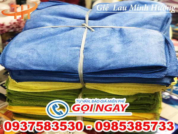 bỏ mối khăn lau vuông nhiều màu giá sỉ rẻ