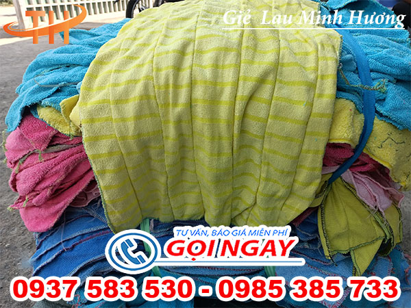 Giẻ lau Minh Hương chuyên bỏ mối khăn nối cân ký giá sỉ rẻ tại Bình Dương