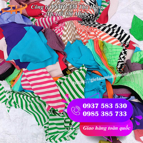 Bỏ sỉ giẻ lau lốc màu không bụi giá rẻ - giẻ lau màu cân ký