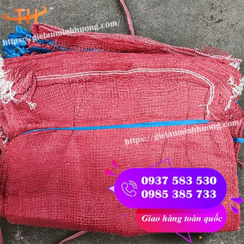 bỏ sỉ toàn quốc bao tải lưới nhiều màu đựng rau củ quả