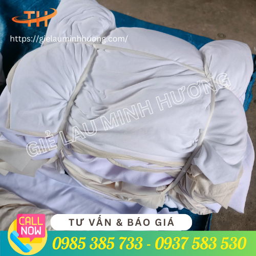 Bó vải lau màu trắng Bó vải lau màu trắng