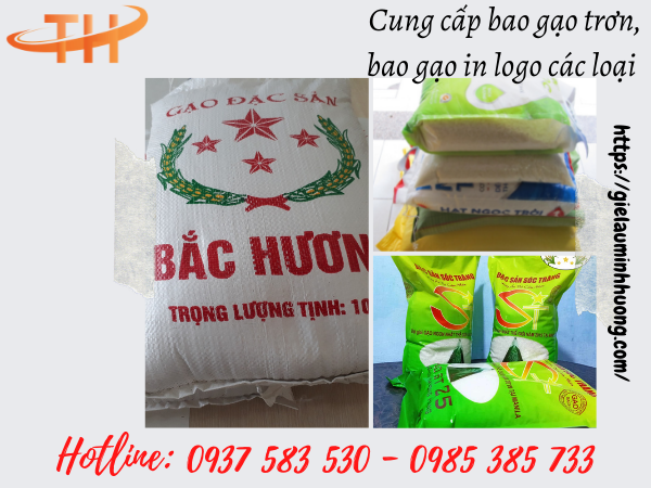 các loại bao đựng gạo PP phổ biến hiện nay