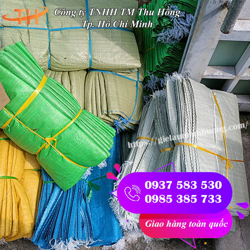 các loại bao tải đựng trấu, xơ dừa, phân bón