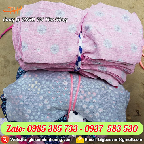 các loại vải lau màu thun cotton thông dụng