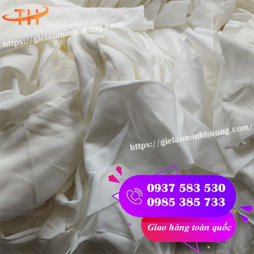 các loại vải lau trắng cân ký dùng trong công nghiệp