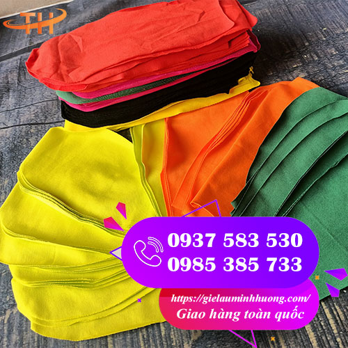 cân kg bán sỉ giá rẻ giẻ lau màu cắt miếng nhỏ