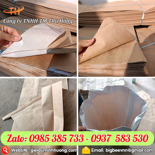 Chi tiết cấu tạo của bao tải giấy xi măng Chi tiết cấu tạo của bao tải giấy xi măng