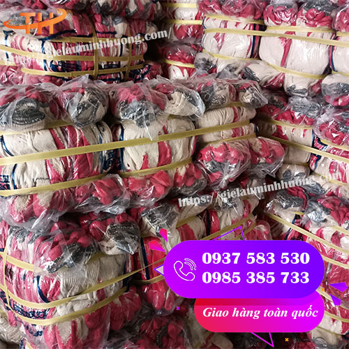 cơ sở cung cấp găng tay len nhúng nhựa giá rẻ