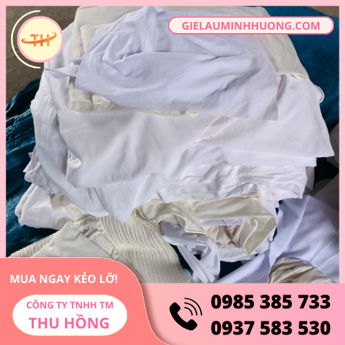 Cơ sở sản xuất sỉ giẻ lau thun trắng giá rẻ Cơ sở sản xuất sỉ giẻ lau thun trắng giá rẻ