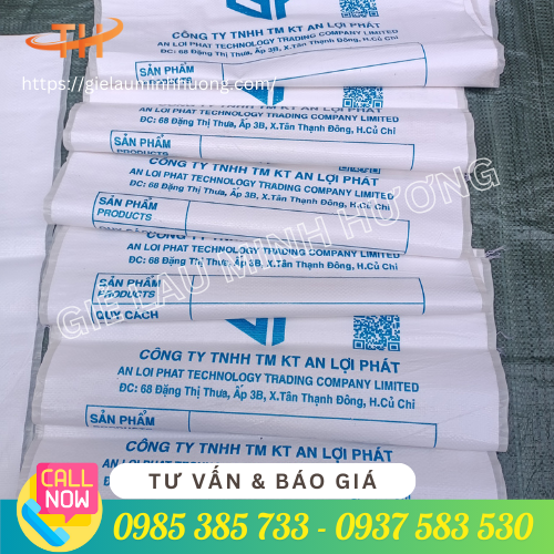 Cung cấp bao PP dệt tráng PE in theo yêu cầu  Cung cấp bao PP dệt tráng PE in theo yêu cầu