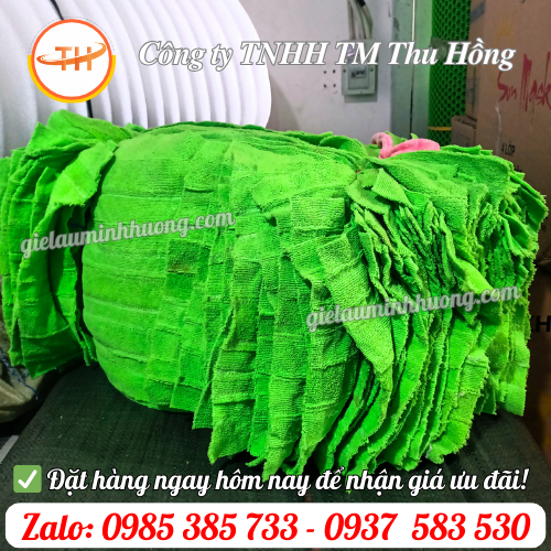 Khăn lau nối microfiber luôn sẵn hàng tại kho Thu Hồng Cung cấp khăn lau may nối giá rẻ sợi microfiber cao cấp