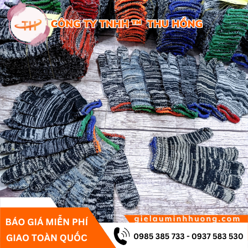 Găng tay muối tiêu 40g - 100g bỏ sỉ số lượng lớn Cung cấp sỉ găng tay sợi len muối tiêu từ 40g đến 100g giá rẻ - hàng sẵn