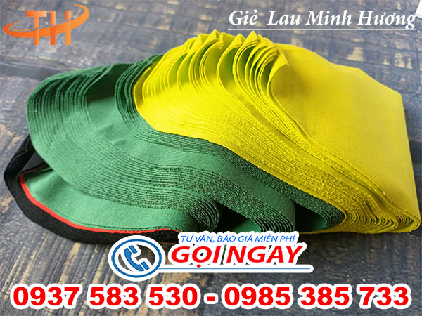 Cung cấp vải lau đủ màu cỡ bàn tay cân ký tại TPHCM