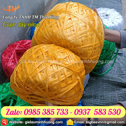 Cuộn dây nilon nhiều loại 30g, 40g, 100g, 250g, 500g Cuộn dây nilon nhiều loại 30g, 40g, 100g, 250g, 500g