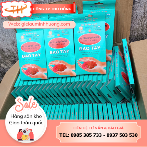 Bao tay nilon dùng một lần Đại lý bao tay nilon dùng một lần giá sỉ rẻ tại TPHCM