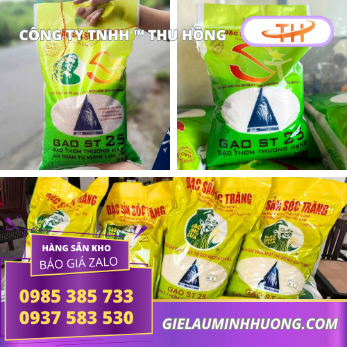 Đại lý chuyên sỉ bao gạo ST25 giá rẻ gần bạn Đại lý chuyên sỉ bao gạo ST25 giá rẻ gần bạn