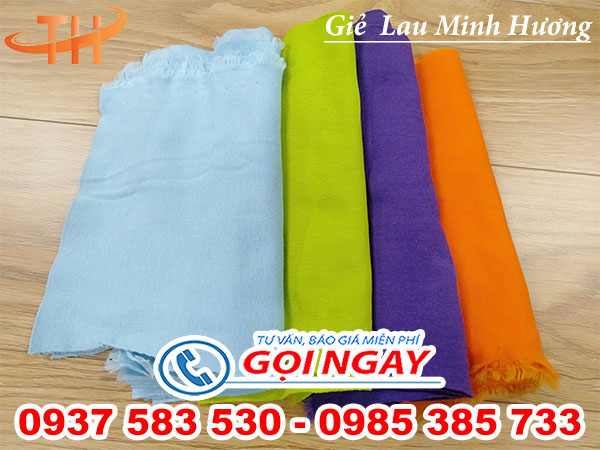 đại lý cung cấp giẻ lau thun cotton màu cỡ nhỏ