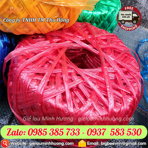 Dây buộc nilon đủ màu loại 30g, 40g, 100g 900g, 1kg Dây buộc nilon đủ màu loại 30g, 40g, 100g 900g, 1kg