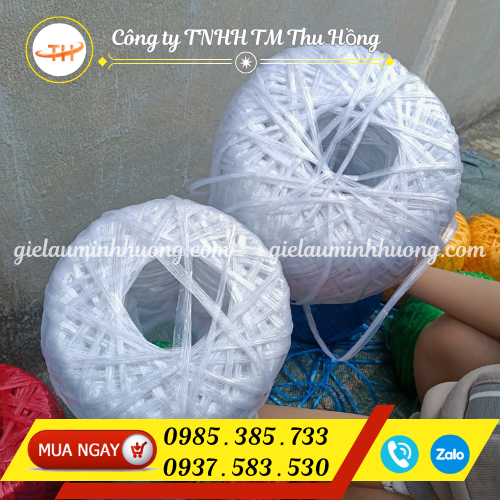 Dây buộc nilon màu trắng 30g, 40g, 100g, 250g, 600g, 900g Dây buộc nilon màu trắng 30g, 40g, 100g, 250g, 600g, 900g