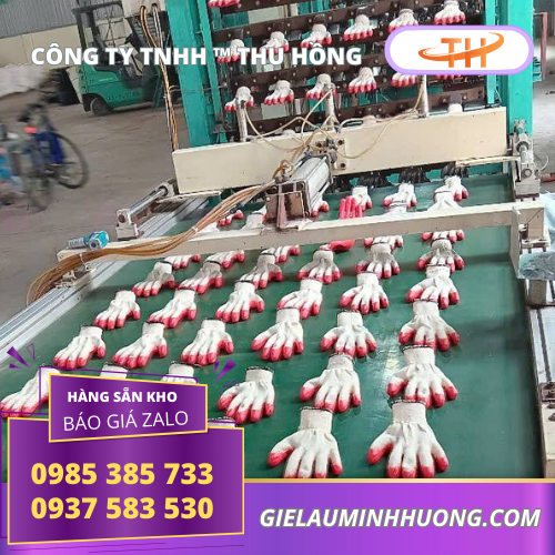 Dây chuyền sản xuất bao tay len nhúng nhựa 1 mặt Dây chuyền sản xuất bao tay len nhúng nhựa 1 mặt