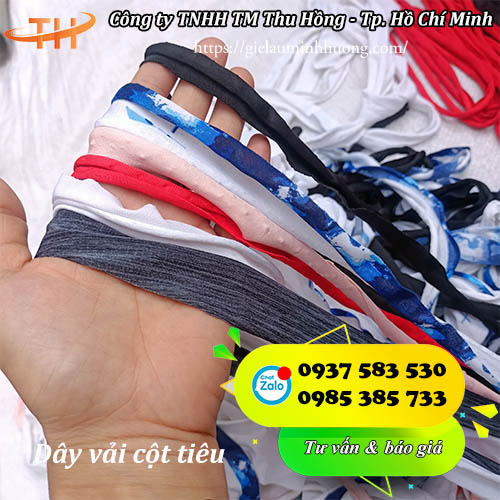 dây cột tiêu thun cotton mềm mại, co giãn tốt dây cột tiêu thun cotton mềm mại, co giãn tốt