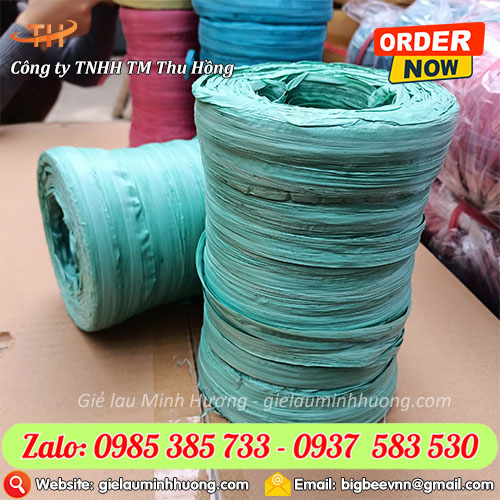 Dây nhựa nilon ống lớn 1kg đóng gói hàng hóa tiết kiệm Dây nhựa nilon ống lớn 1kg đóng gói hàng hóa tiết kiệm