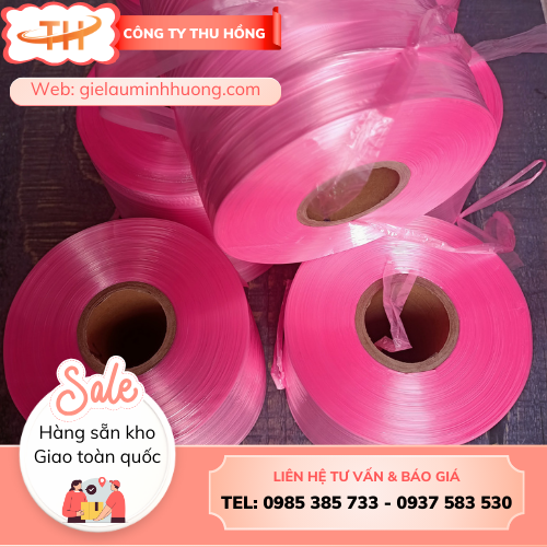 Dây ni lông Đài Loan màu hồng 2kg/cuộn Dây ni lông Đài Loan màu hồng 2kg sẵn kho TPHCM