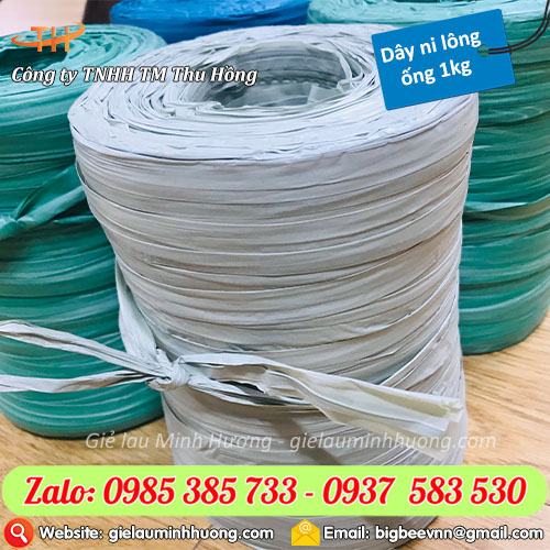 Dây ni lông ống 1kg chất lượng buộc hàng hoá Dây ni lông ống 1kg chất lượng buộc hàng hoá