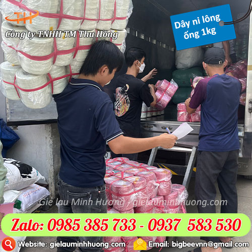 Dây ni lông ống 1kg số lượng lớn tại kho Dây ni lông ống 1kg số lượng lớn tại kho