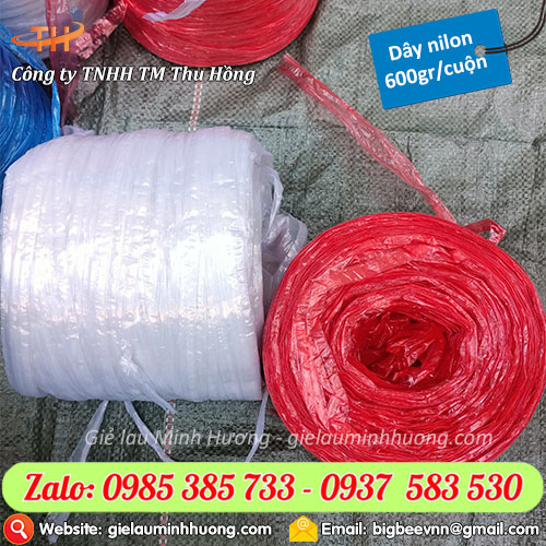 Dây nilon 1 cuộn 600gr cột hàng tiện lơi Dây nilon 1 cuộn 600gr cột hàng tiện lơi