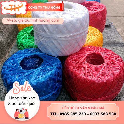 Dây nilon 1kg Dây nilon 1kg nhiều màu đẹp, sáng bóng