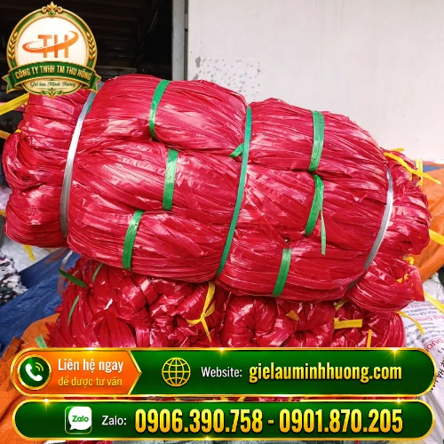 Dây nilon bẹ bản lớn buộc hàng tiết kiệm Dây nilon bẹ bản lớn buộc hàng tiết kiệm