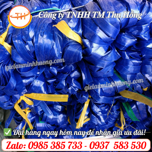 Dây nilon bẹ xanh mềm dẻo, chống nước tốt Dây nilon bẹ xanh mềm dẻo, chống nước tốt