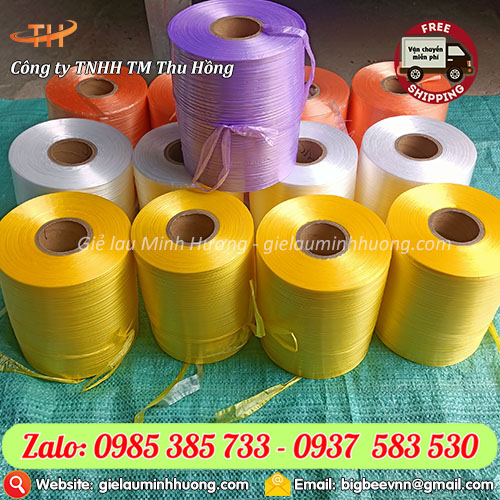 Dây nilon buộc bằng máy giá rẻ đủ màu có xuất xứ Đài Loan Dây nilon buộc bằng máy giá rẻ đủ màu có xuất xứ Đài Loan