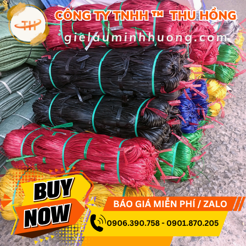 Dây nilon buộc hàng Thu Hồng sỉ nhiều loại, nhiều màu Dây nilon buộc hàng Thu Hồng sỉ nhiều loại, nhiều màu