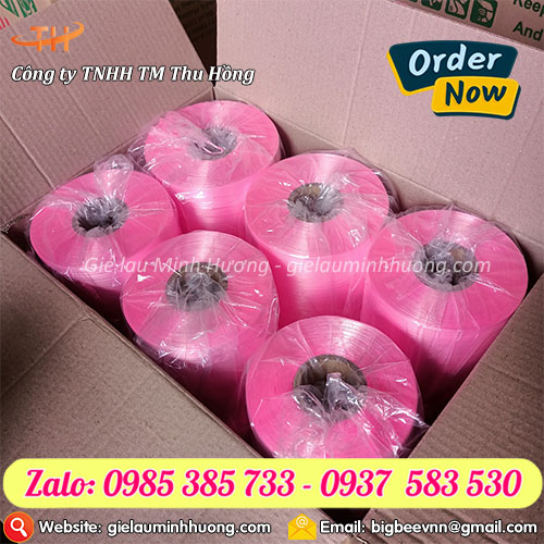 Dây nilon cột máy thùng 12 cuộn 24kg Dây nilon cột máy thùng 12 cuộn 24kg