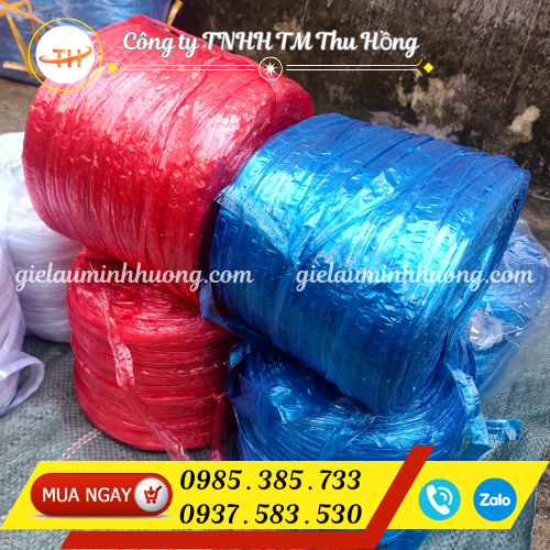 Dây nilon cuộn lớn 600g dây nem gói bánh, gói hàng Dây nilon cuộn lớn 600g dây nem gói bánh, gói hàng