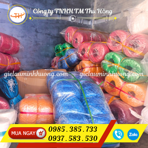 Dây nilon cuộn lớn 600g đủ thứ màu Dây nilon cuộn lớn 600g đủ thứ màu