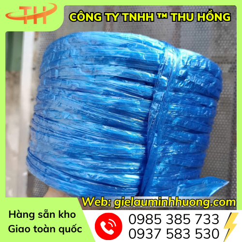 Dây nilon cuộn lớn 900g màu xanh dương siêu đẹp Dây nilon cuộn lớn 900g màu xanh dương siêu đẹp