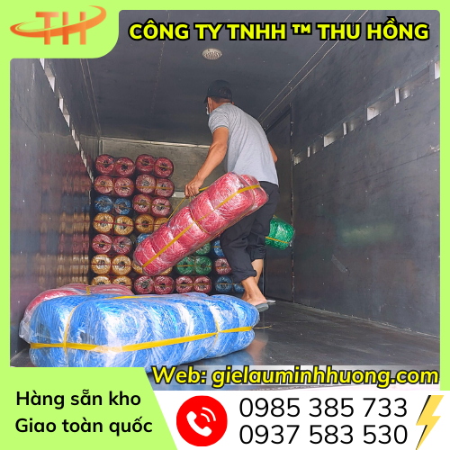 Dây nilon cuộn lớn 900g màu xanh giá rẻ mua sỉ tại Thu Hồng Dây nilon cuộn lớn 900g màu xanh giá rẻ mua sỉ tại Thu Hồng