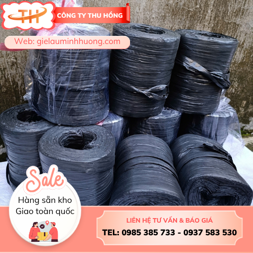 Dây nilon đen ống 1kg Dây nilon đen ống 1kg giá sỉ tại Bình Chánh – Hóc Môn – Quận 12