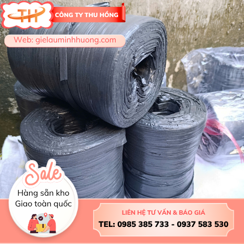 Dây nilon đen ống 1kg Dây nilon đen ống 1kg miễn ship Bình Chánh - Hóc Môn - Quận 12