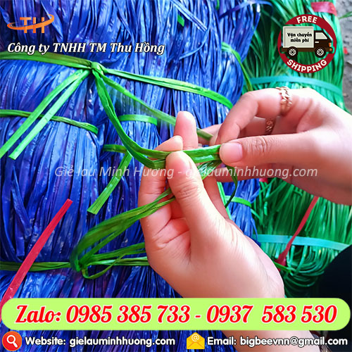 Dây nilon kẽm mềm nhiều màu bó 10kg giá siêu rẻ Dây nilon kẽm mềm nhiều màu bó 10kg giá siêu rẻ