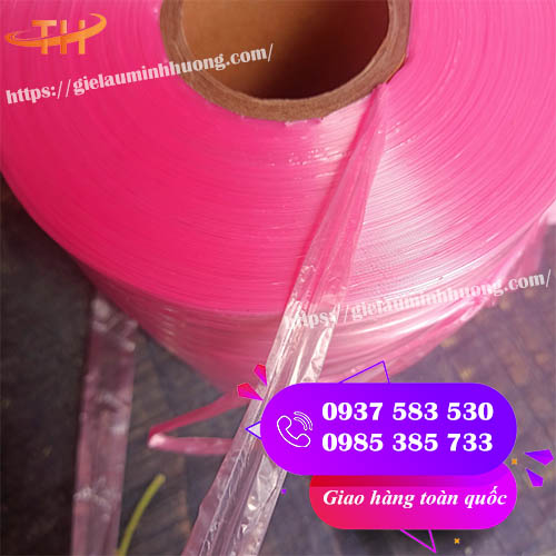 dây nilon màu hồng đài loan giá rẻ cuộn 2kg