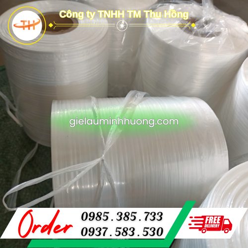 Dây nilon màu trắng Đài Loan bản rộng 3cm Dây nilon màu trắng Đài Loan bản rộng 3cm