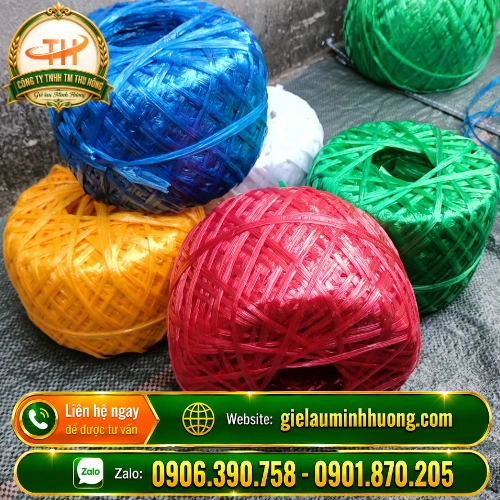Dây nilon nem buộc hàng đủ màu Dây nilon nem buộc hàng đủ màu