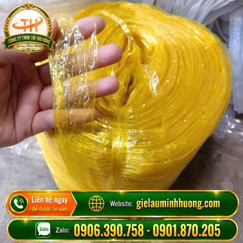 Dây nilon nem cột bao tải 500g loại bóng đẹp Dây nilon nem cột bao tải 500g loại bóng đẹp