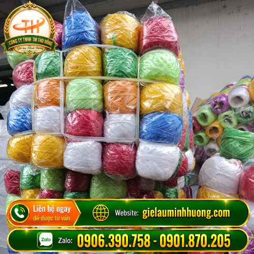 Dây nilon nem 30g-40g-100g Dây nilon nem màu nhỏ 30g - 40g - 100g nguyên kiện 10 cuộn