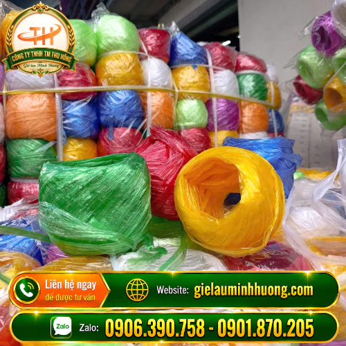Dây nilon nem 30g-40g-100g Dây nilon nem màu nhỏ buộc nem