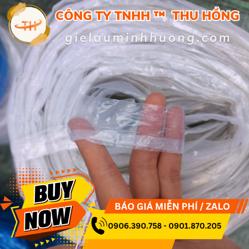 Dây nilon nem trắng 600g dùng đóng gói hàng hoá Dây nilon nem trắng 600g dùng đóng gói hàng hoá